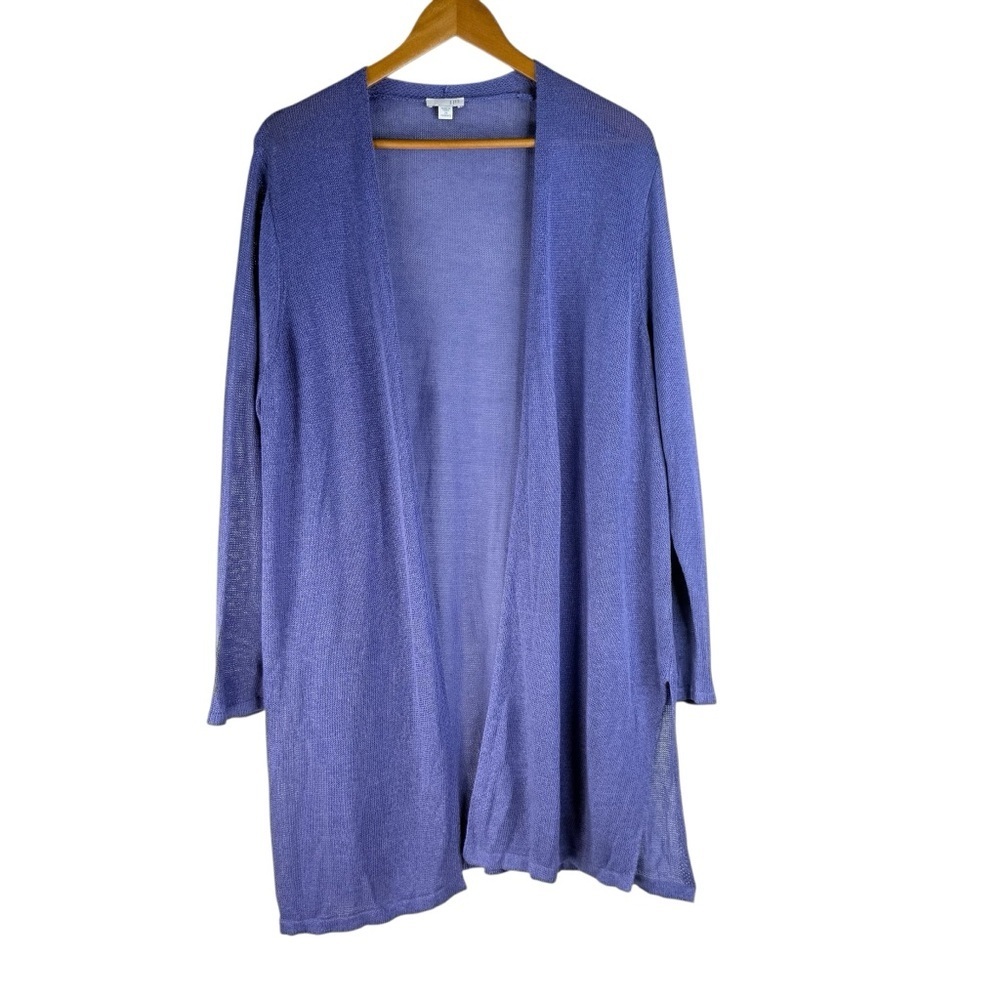 Lightweight Open-Front Lavender Cardigan Sweater..Beautiful!!